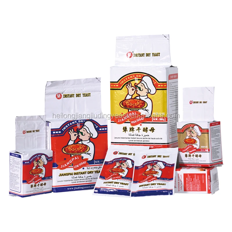 HACCP,HALAL,ISO,BV сертификат 500G,450G,400G,125G,100G,90 г с высоким содержанием сахара мгновенные дрожжи активные дрожжи завод