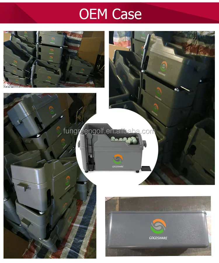 Semiautomatic Golf Ball Dispenser with Printing Logo No Power/No Electricity Required