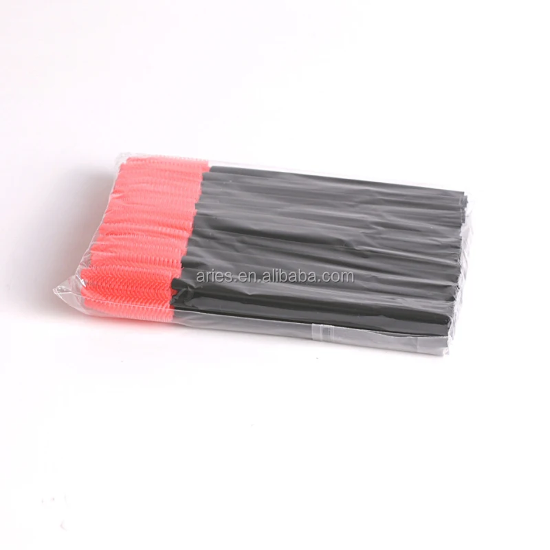 Disposable Silicone Mascara Brush Eyelash Curler Comb Eyelash Extension Applicator Wands 27 Color for Choose
