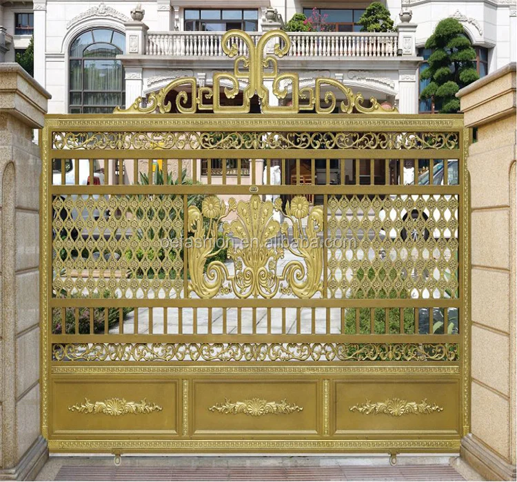 OEFASHION Classical High Quality Main Steel Luxury Iron Entrance Door