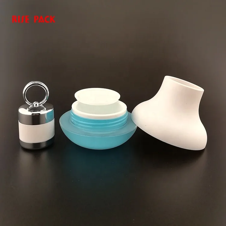 Acrylic Luxury  Eye Cream Jar 30G 50G With Electric Vibrating Head Massager Machine