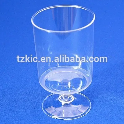 2 oz. plastic disposable rose stems-liquer glass 65 ml