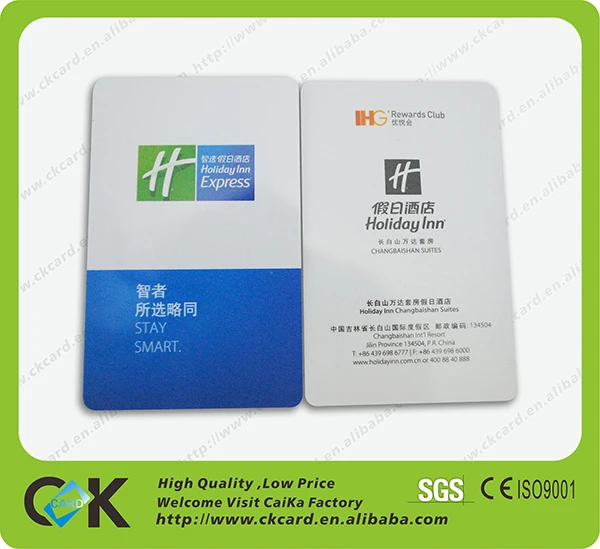 Персонализированные оптовая продажа отеля пластиковые ПВХ карточки визитные карточки