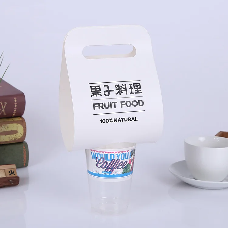 Disposable Take Away Cup Holder Hot Coffee Cardboard Cup Holders Outdoor Table with Cup Holders