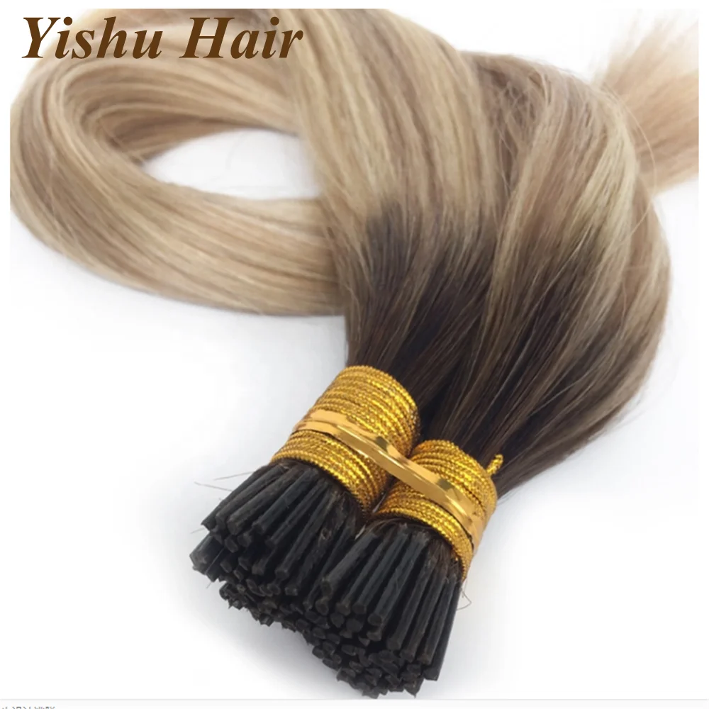 Europe/USA Top sale Ombre/piano colour Italy Keratin U/I/Flat tip human hair extension
