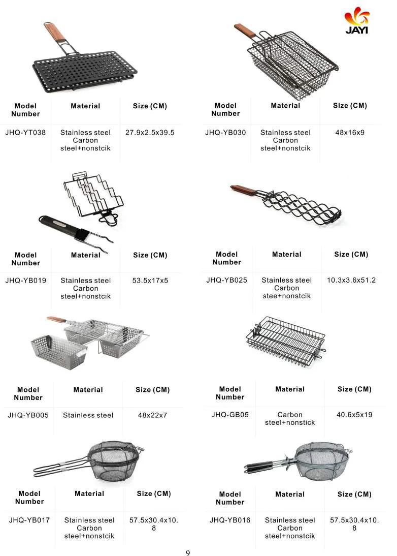 Barbecue sausage rack stainless steel barbecue hot dog sausage grilling clip basket rack roast tool with handle