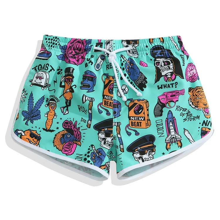 Женские пляжные шорты, женские шорты, купальники, женские шорты для плавания