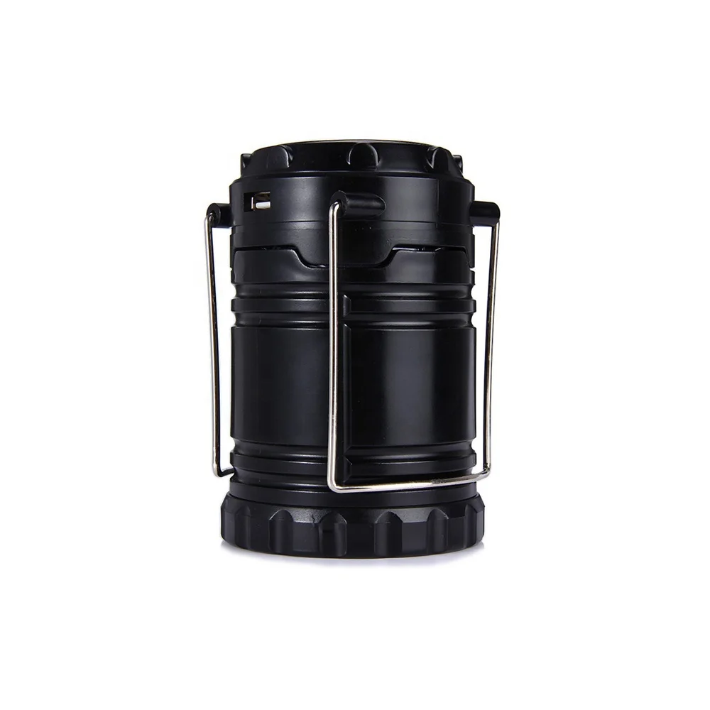 China Factory Wholesale Price Small Solar Powered Rechargeable Portable Collapsible Outdoor Rechargeable LED Camping Lantern