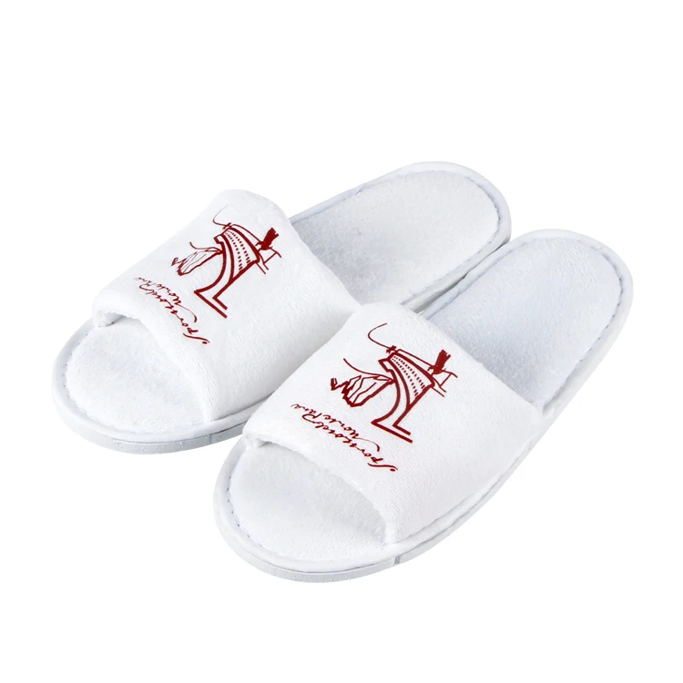 Five star indoor guest room soft eva disposable hotel slippers