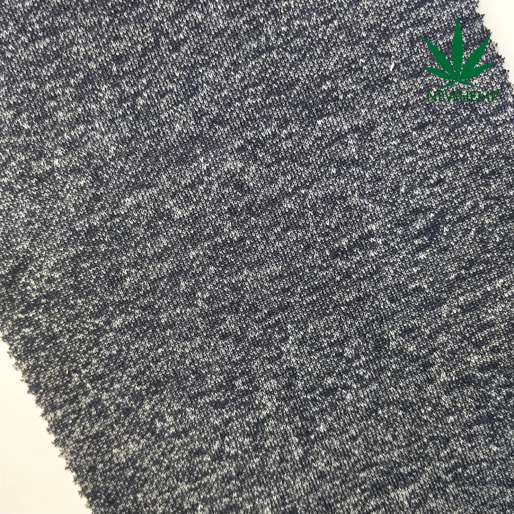 
55% hemp 45% organic cotton blends hemp clothing fabric in stock 