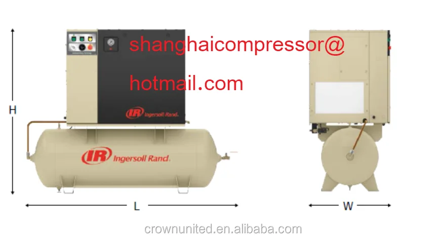 UP6-5TAS UP6-7TAS UP6-10TAS UP6-15TAS, china made ingersoll rand 60hz compressor, with dryer built-in,up6 15tas 10tas 7tas 5tas
