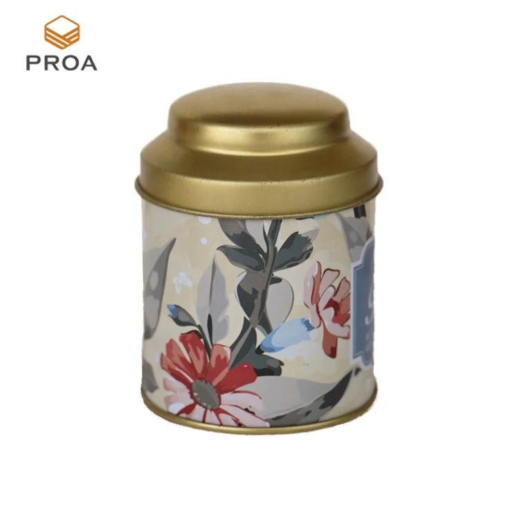 Factory direct Custom printed Wholesale metal tin can tea packing box for sale