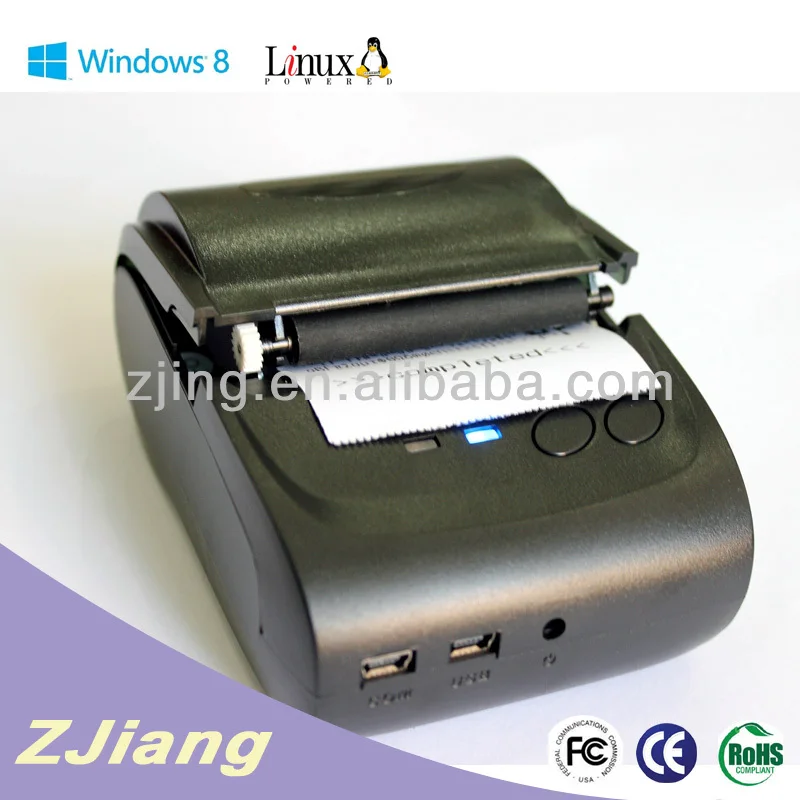 2013 cash drawer wireless usb thermal receiving mini android pos printer