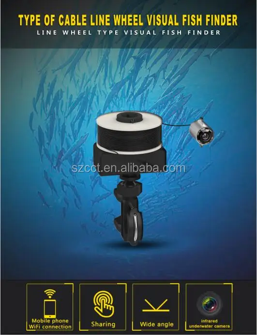 
New goods china factory WiFi Visual fish finder 