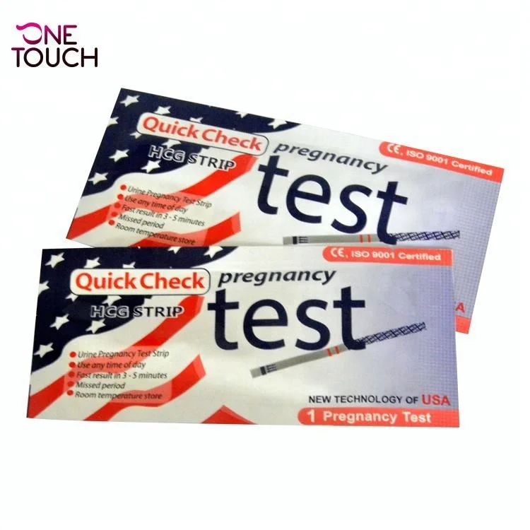 pregnancy test cassette and strips