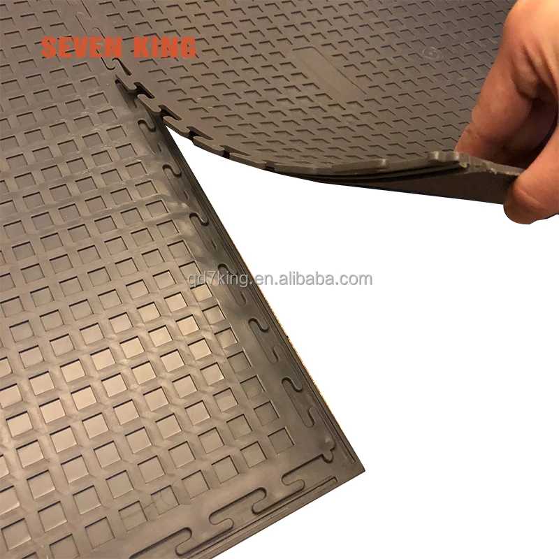 New model Pvc interlocking garage floor tiles