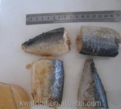 Canned seafood canned jack mackerel in brine