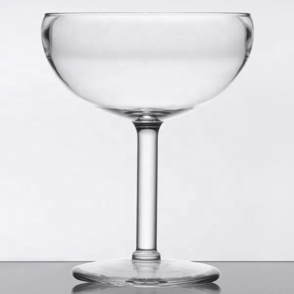 Plastic Clear Margarita Glass