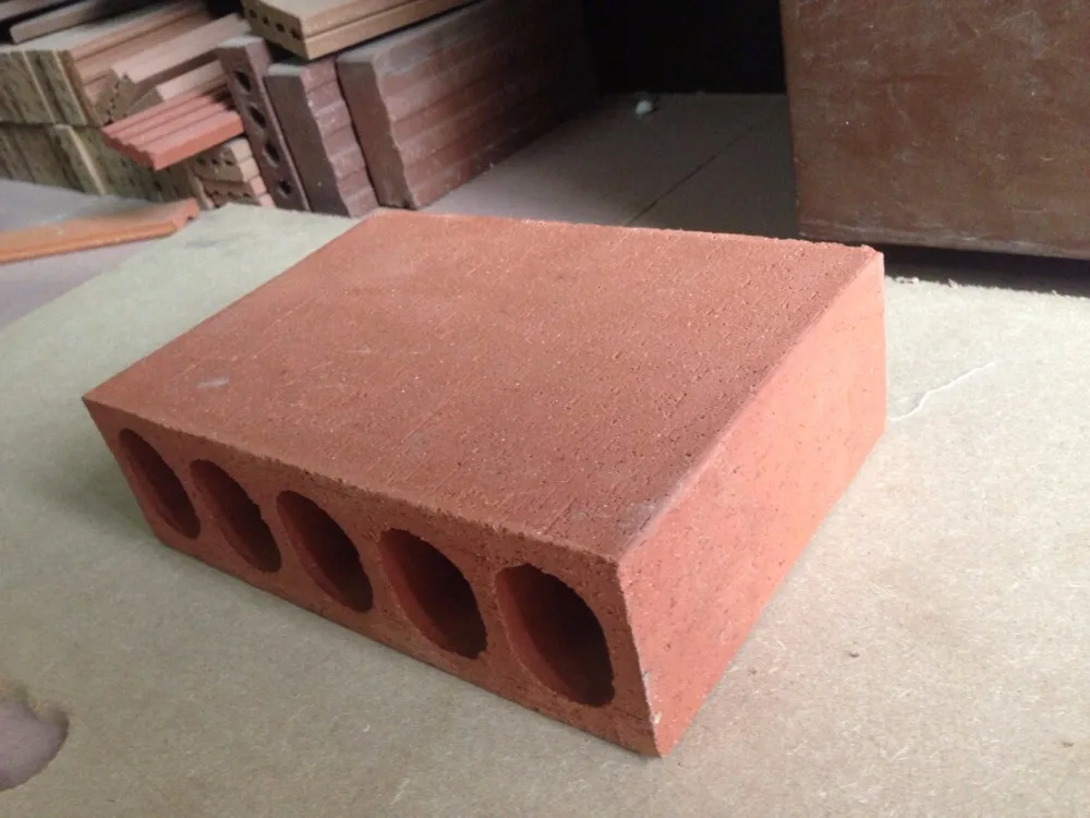 Красный Строительный кирпич с пятью отверстиями и блок