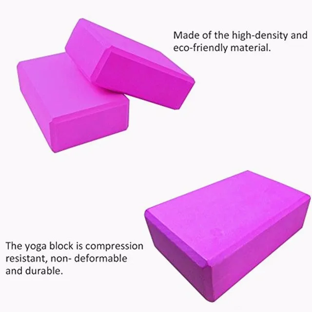 Yoga Block Producer Single Color EVA Foam Yoga Pilates Block For Fitness