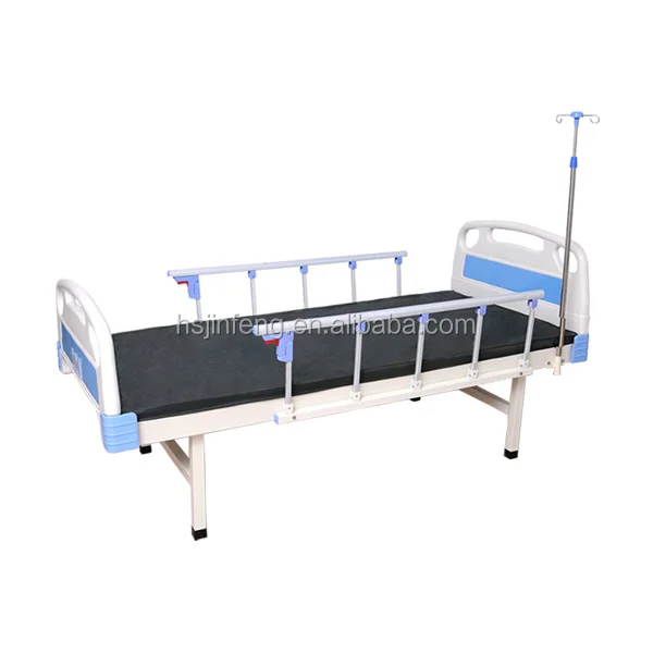 High Quality Cheap Iron Head Hospital Bed With Mattress