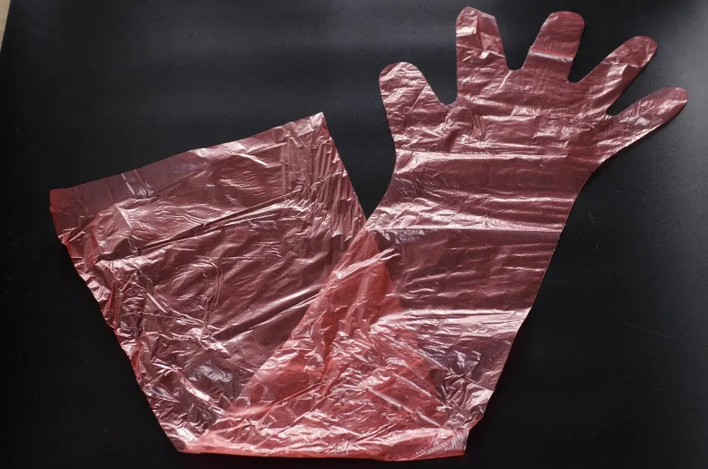 Softtextile одноразовые пластиковые ветеринарные перчатки с длинным рукавом