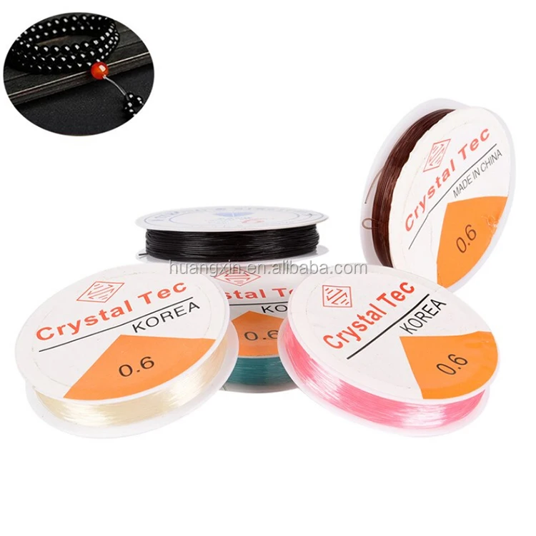 TPU Elastic Cord DIY Accessories,Elastic String ,Strong & Stretchy Transparent Crystal Tec Korea