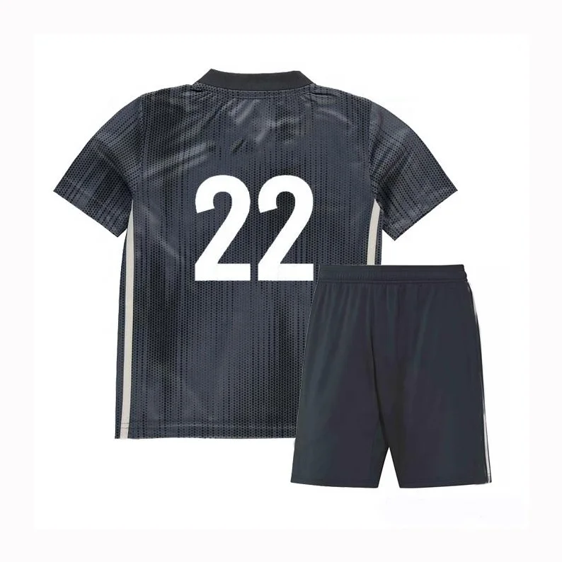 Custom Number Football Kids Kits Uniforms Set For Boys Soccer Team Wear