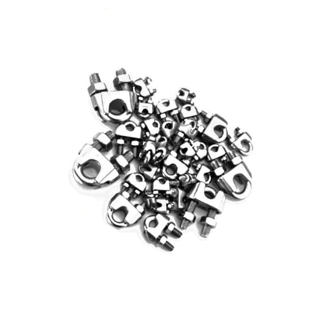 Made in Jiangsu manufacture ss316/A4 stainless steel cable clamps for 16mm wire rope