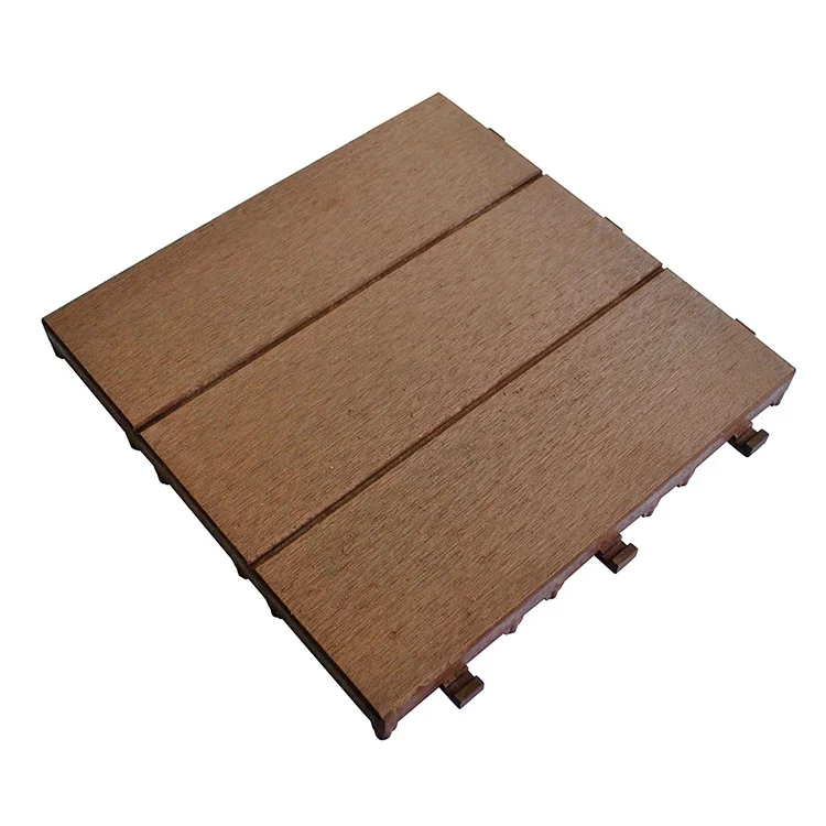 Colorful Waterproof Garden Decking Pvc Floor Tile