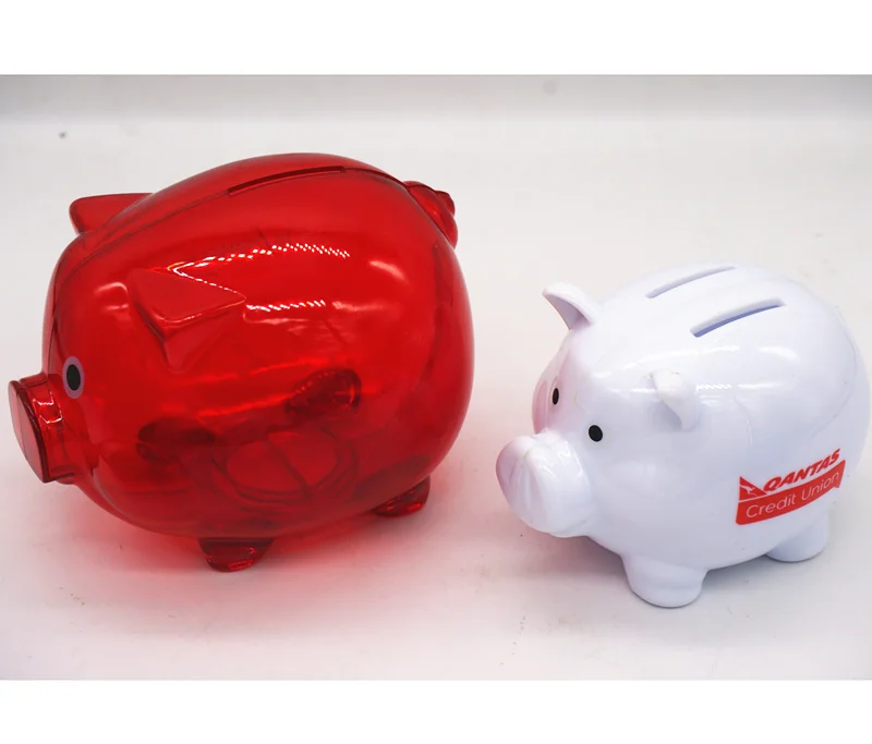 
house money saving box/clear plastic coin banks/animal shape piggy banks 