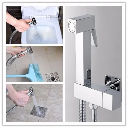 Высококачественный смеситель высокого давления для унитаза, пистолет-распылитель для женщин, набор для мытья биде