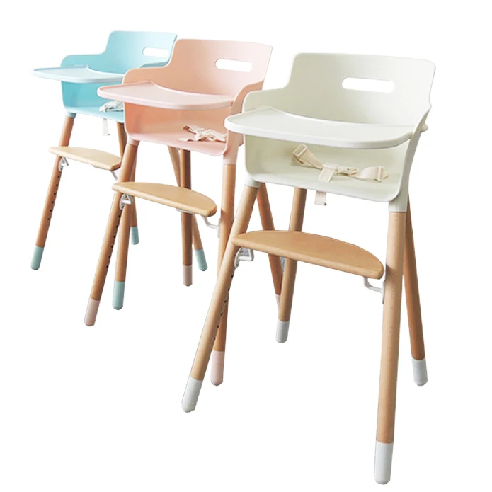 Hot selling portable plastic kids child baby food eat feeding high dining chair for restaurant