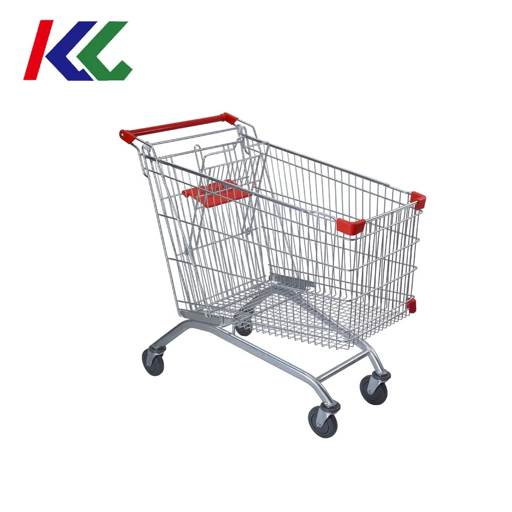 Euro Style Supermarket Shopping Trolley Cart
