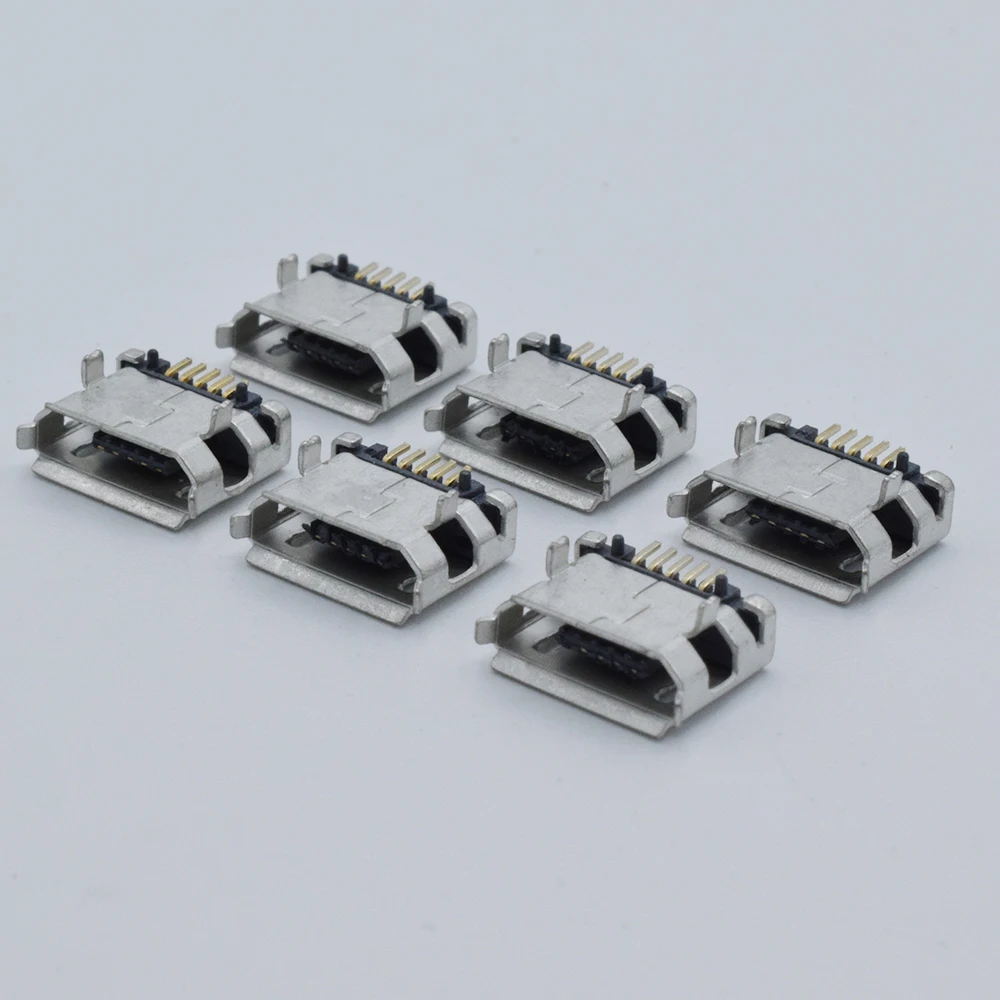 coper terminal coper case 5PIN micro 2.0 female usb connector