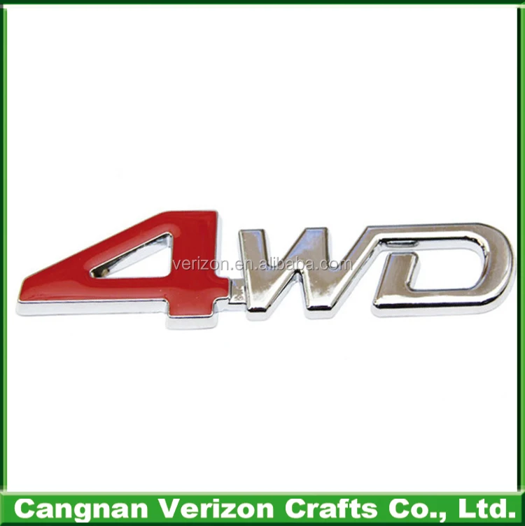 Top quality custom chrome plastic car brand logo
