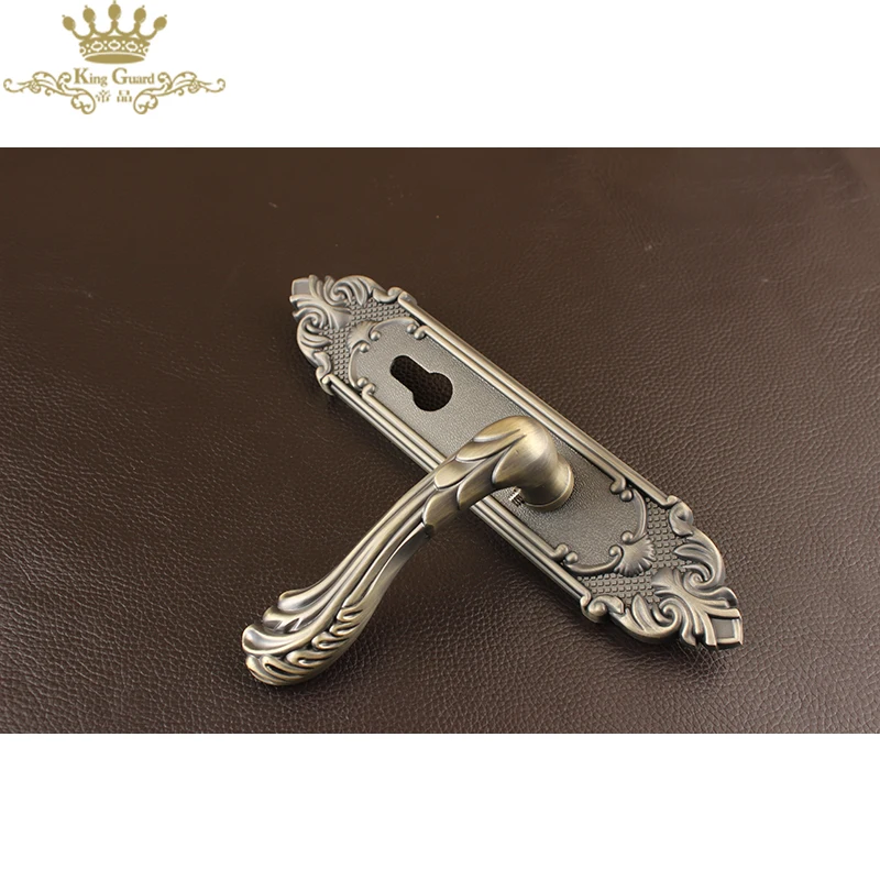 New design door handle wooden door rustic handle antique silent interior bedroom door handle