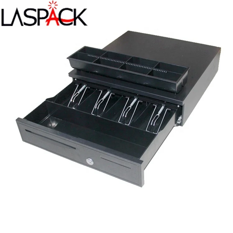 
POS cash register drawer lock box safe rj11 405 with 4 bill 8coin 