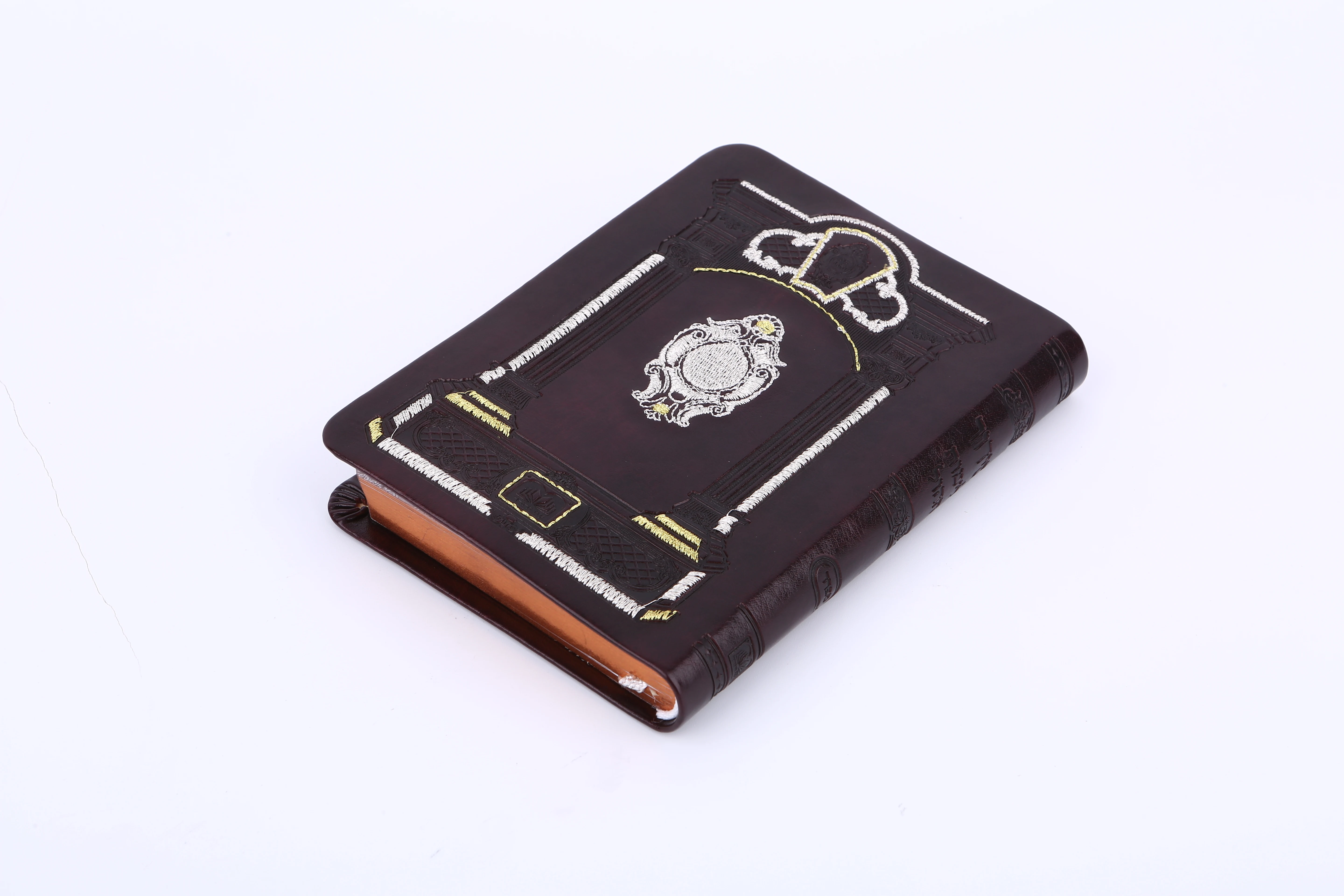 High Quality Hardcover Leather Cover Customized Color Holy King James Bible Printing Service