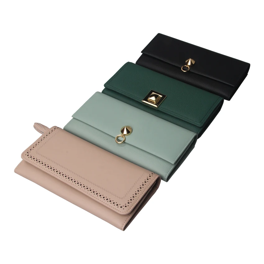 Женский Длинный кошелек из натуральной кожи