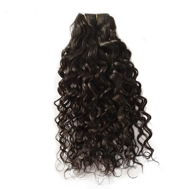 Wholesale indian hair in india 100 natural raw indian virgin remy deep curly wave human hair extension weft