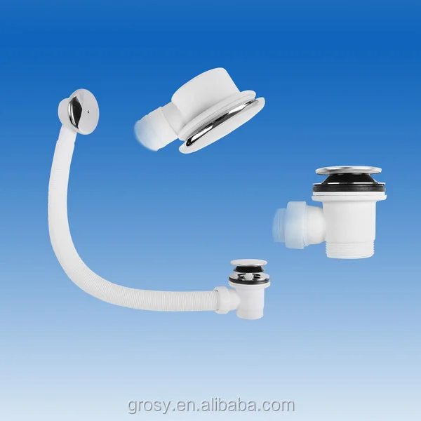 
Пластиковый выдвижной Слив для ванны 