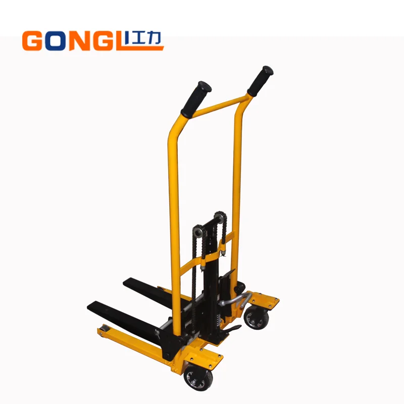 
Hand Stacker Light Duty Mini Forklift Manual Stacker for Sale 