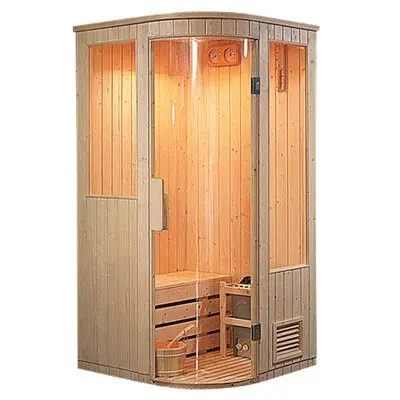 4 people luxury Sauna room wooden far infrared sauna cabin include Sauna Heater (KGT-JCS-04L)