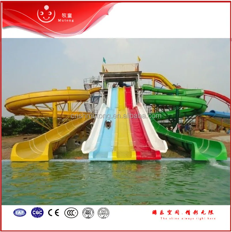 Aqua Amusement Park,Fiberglass Water Slides For Sale