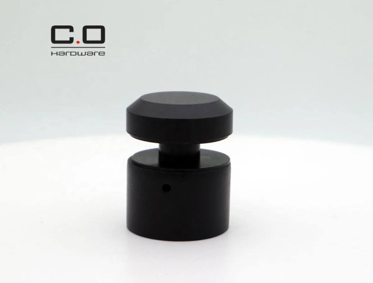 304 316 2205 Stainless Steel Matte Black Frameless Glass Post for Glass Railing