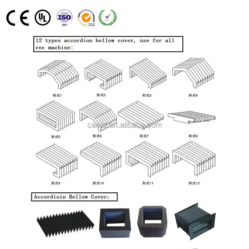 flexible expansion accordion rubber bellows
