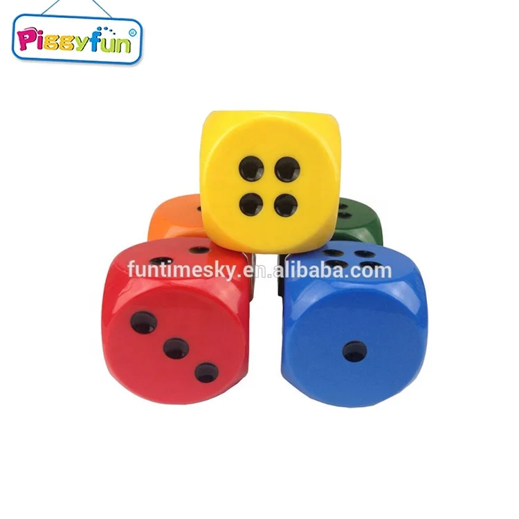 
60 mm Large Size Green Plastic Dice AT11749 