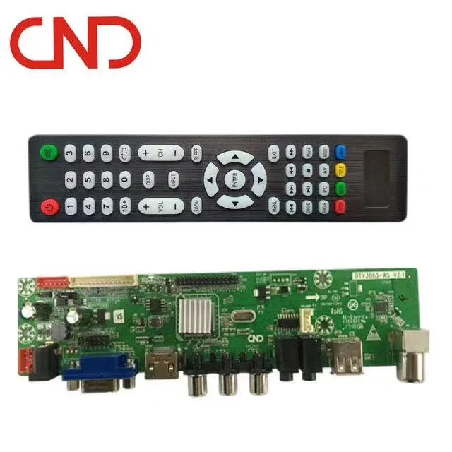 TFT 3663 цифровой сигнал hd LCD TV контроллер Панель Светодиодная материнская плата DVB-T2 DVB-T/C