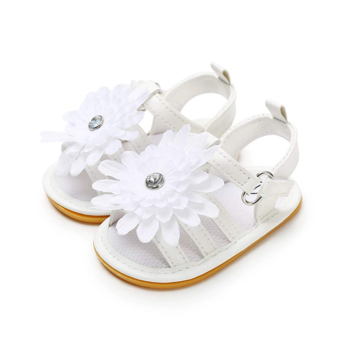 2020 Summer PU Leather Flower Newborn shoes girl toddler sandals